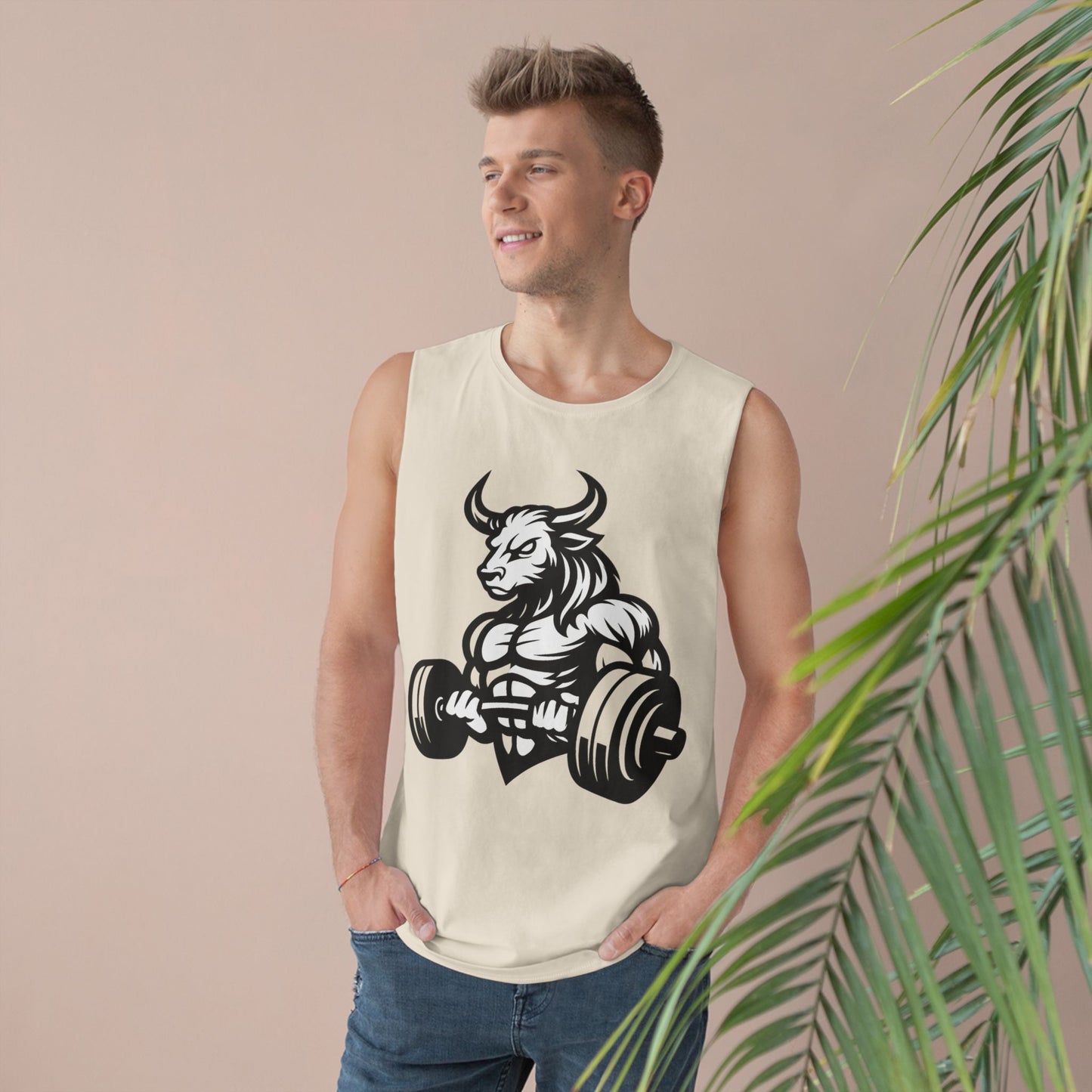Muscle-Themed Workout Tank