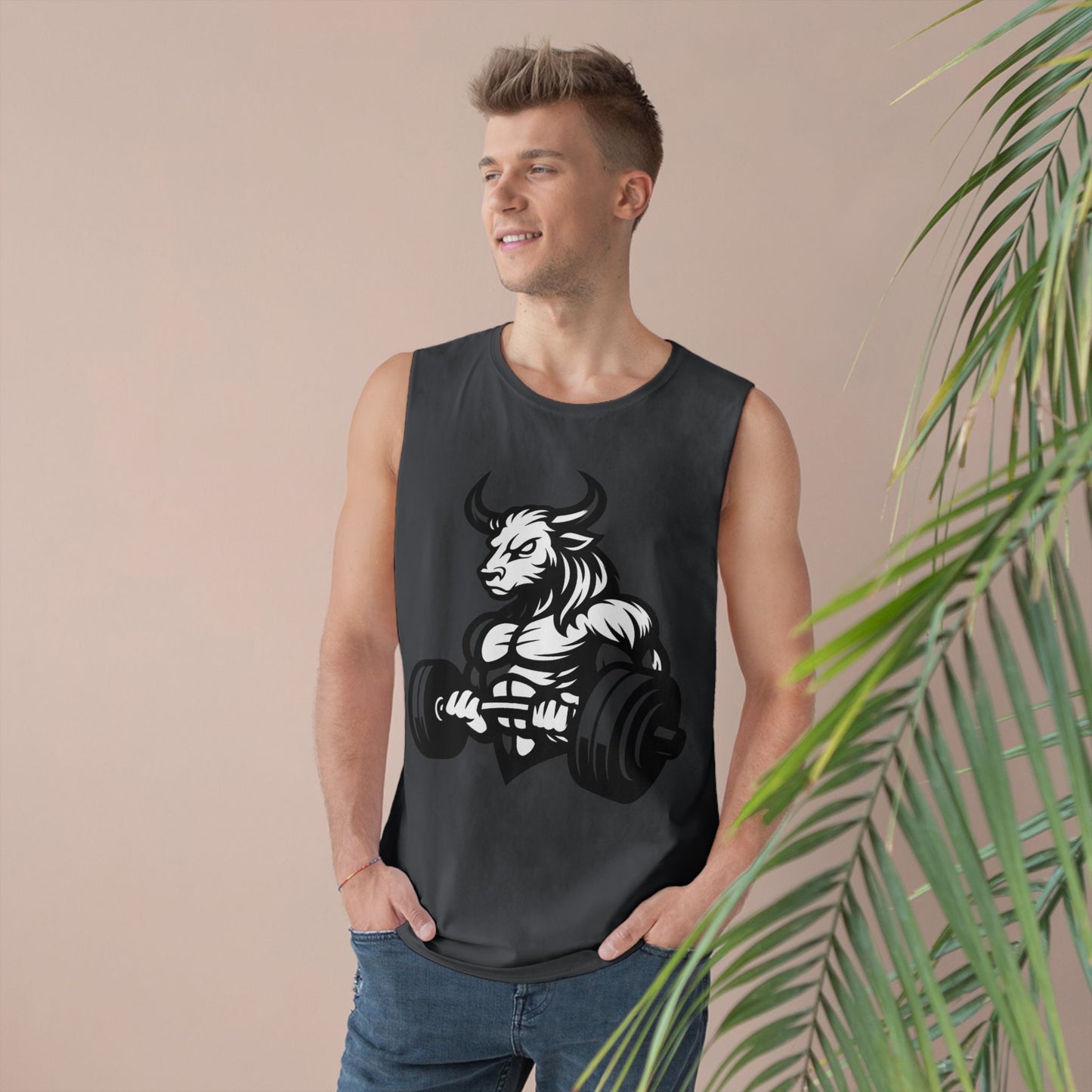 Muscle-Themed Workout Tank