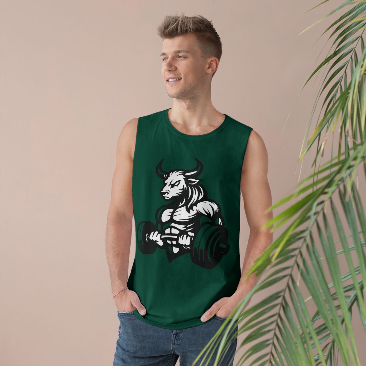 Muscle-Themed Workout Tank