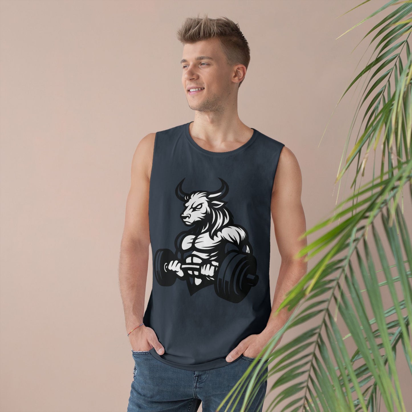 Muscle-Themed Workout Tank