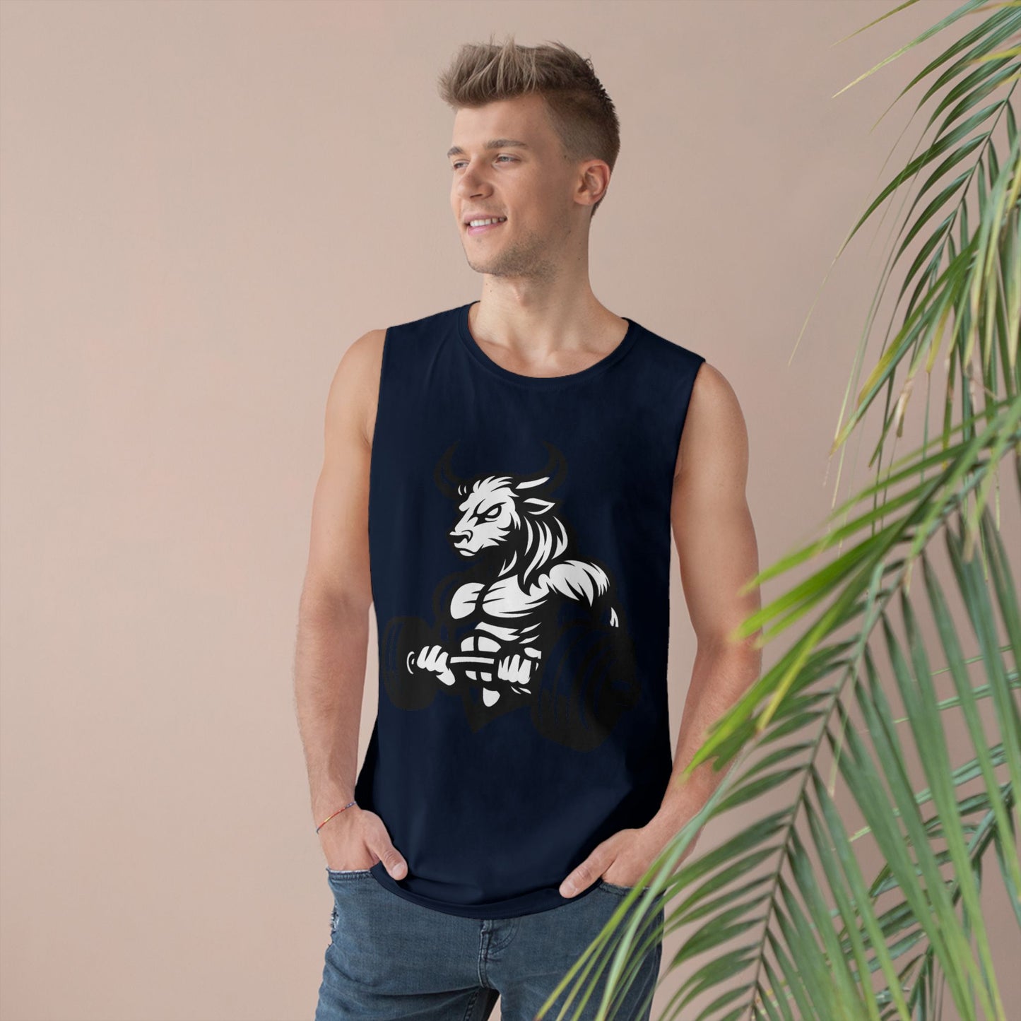 Muscle-Themed Workout Tank