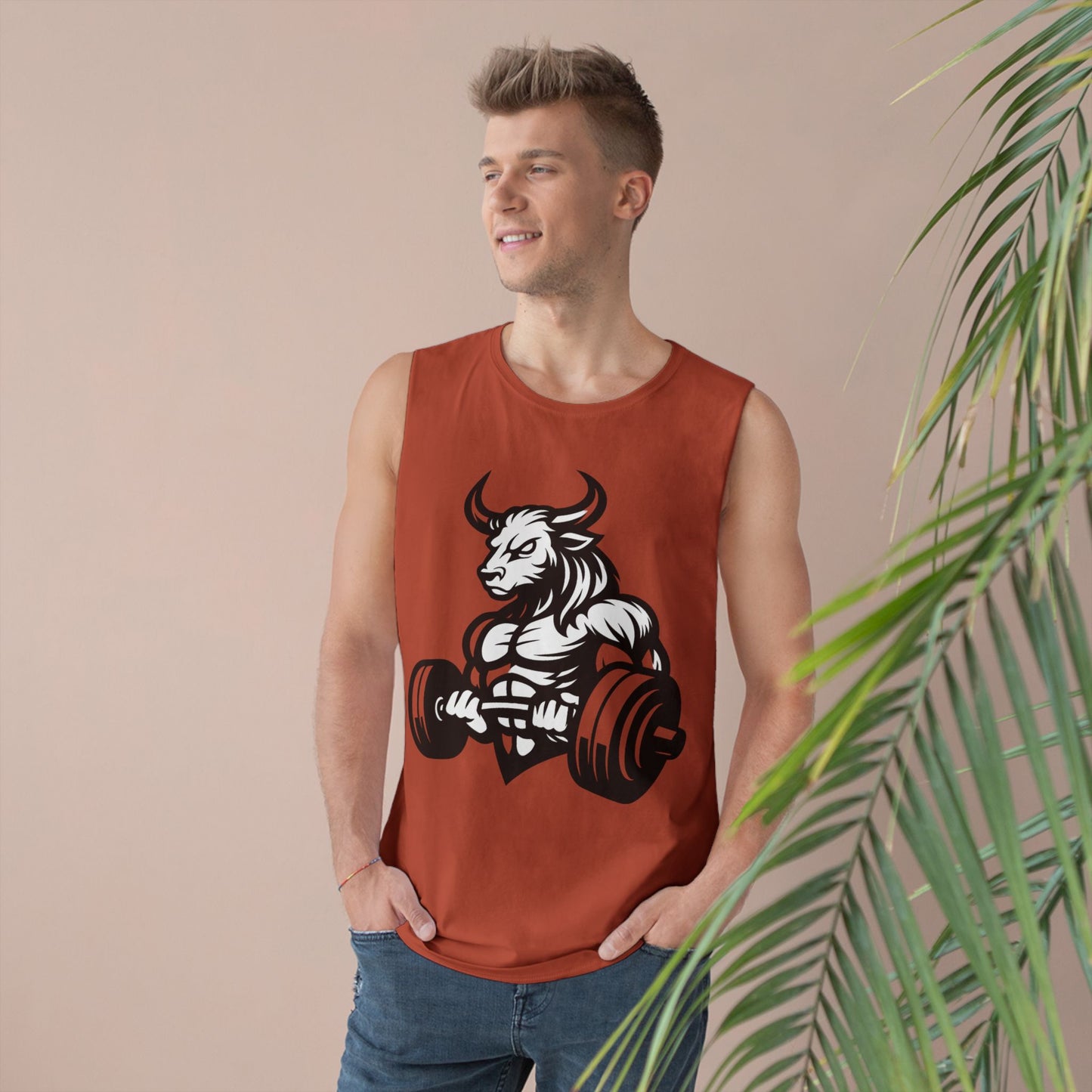 Muscle-Themed Workout Tank