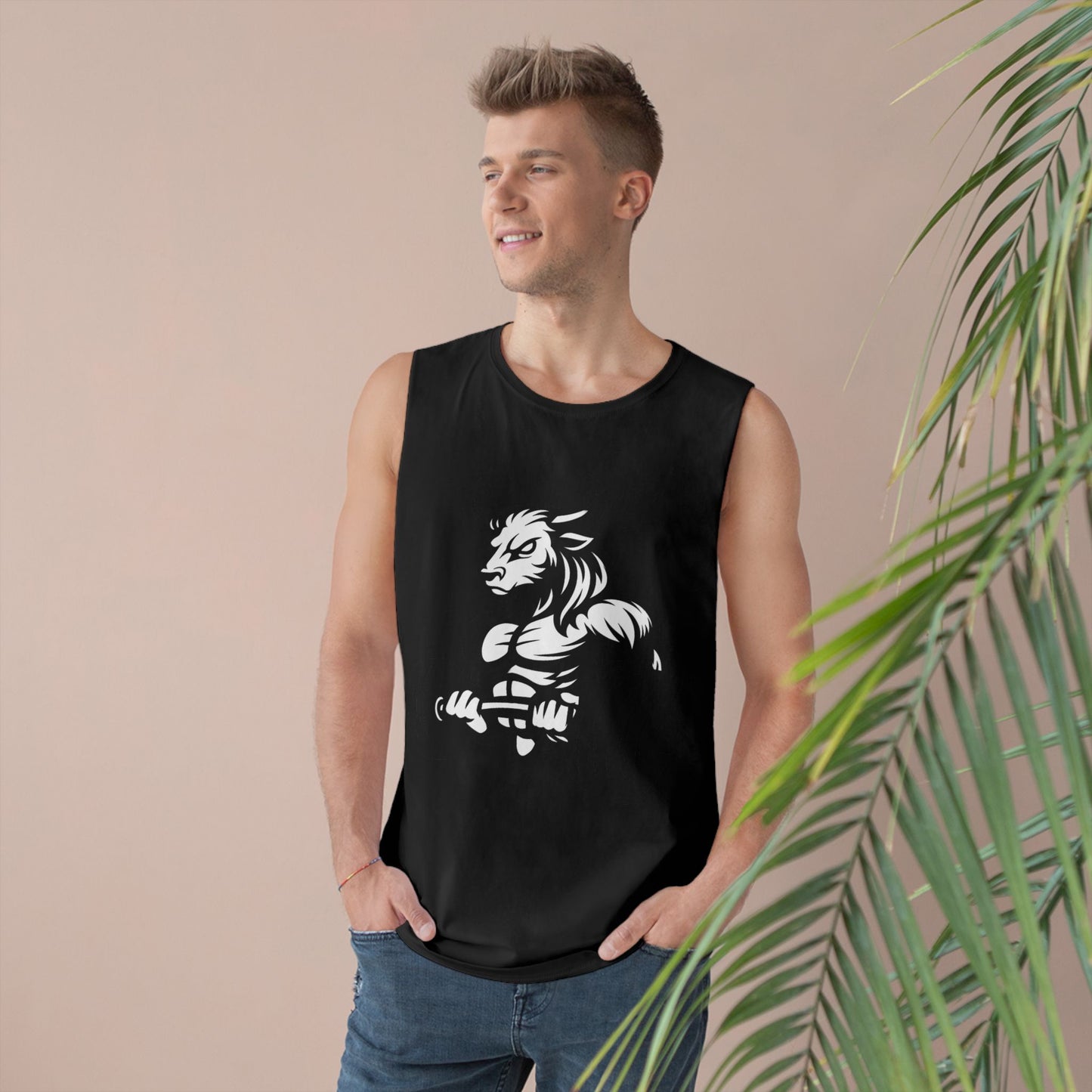 Muscle-Themed Workout Tank